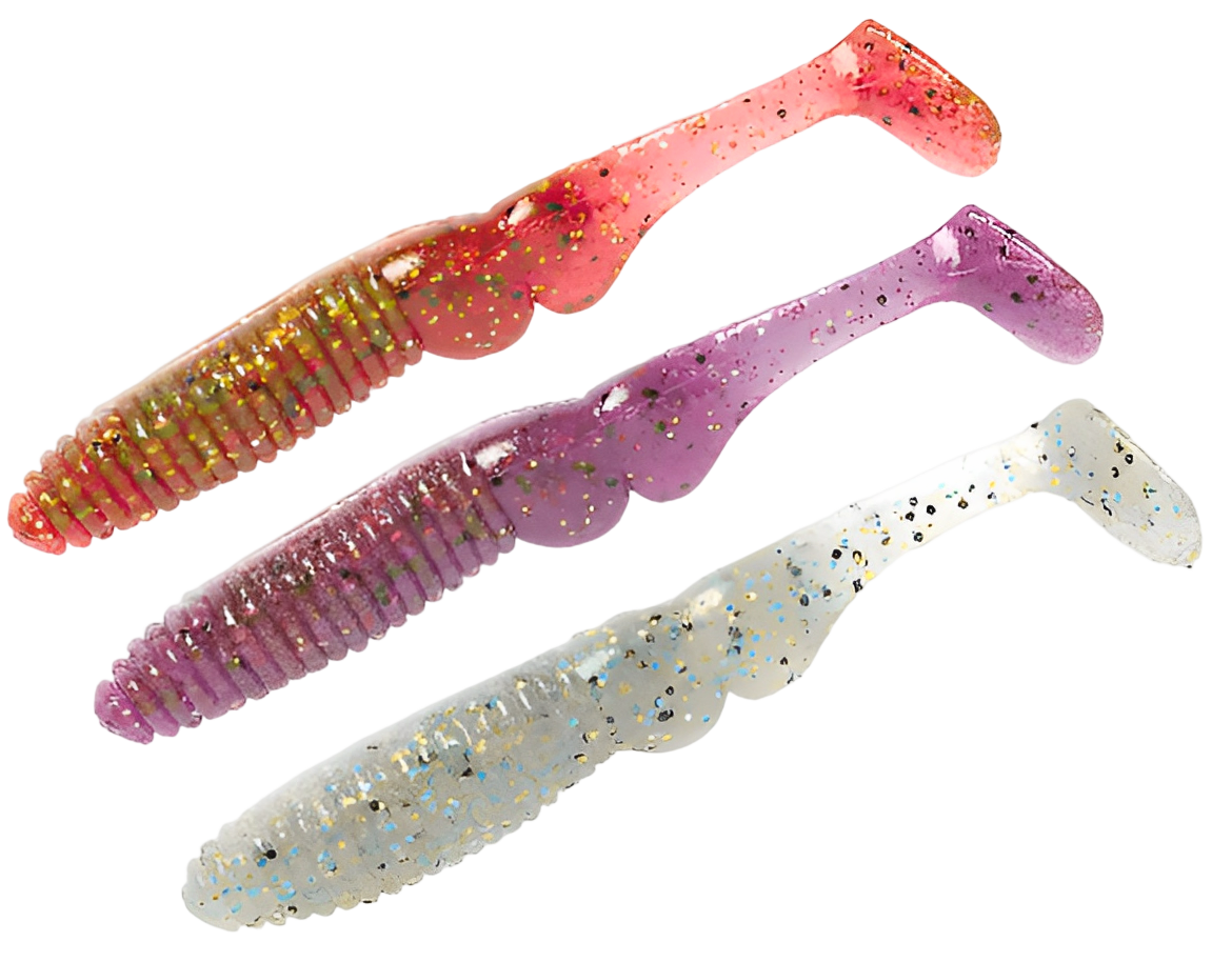 Виброхвосты съедоб. искусст. LJ Pro Series MISTER GREEDY 3.9 in