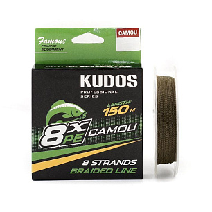 Шнур плетеный Kudos 8X Camou PE