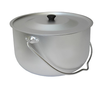 Котелок цилиндрический 8 л, матовый