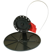 Жерлица АДМИРАЛ с прямой стойкой с черной катушкой